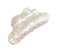 Pinza para el pelo de color brillante, para mujer, colorida, para uso diario, para sujeto formal, accesorio de estilo para eventos, garra grande