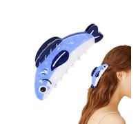 Pinza para el pelo de de pescado | Accesorio para mujer | Pinza de pelo de acrílico para mujeres, festivales, escuela, vacaciones, fiestas, playa, diario