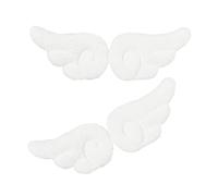 Pinza para el pelo de felpa para fiesta C0sp1ay con alas angelicales, pasadores antideslizantes para pelo lateral, adorno para el pelo de niña An1me