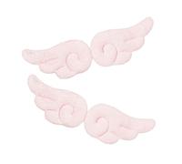 Pinza para el pelo de felpa para fiesta C0sp1ay con alas angelicales, pasadores antideslizantes para pelo lateral, adorno para el pelo de niña An1me