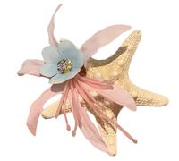 Pinza para el pelo de flores de peonía de estilo chino, accesorios florales elegantes para mujeres con diseño realista y elegante postizo para el pelo