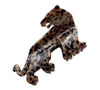 Pinza para el pelo de leopardo, pinzas para el pelo - Clip de pelo mediano con forma de leopardo,Accesorios para el peinado del cabello con pinza antideslizante, tocado de moda para vacaciones de cump
