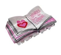 Pinza para el pelo de libro, accesorio decorativo para el pelo, elegante forma de marcapáginas, pinza para el pelo con temática de libro, pinzas para el pelo para profesores, lectores encantadores