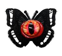Pinza para el pelo de mariposa de diablo fácil de usar, accesorio de maquillaje para disfraz de Halloween, accesorio de maquillaje adecuado para varios peinados