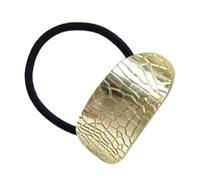 Pinza para el pelo de metal, soporte para coleta, diseño geométrico, para coleta, coletero, coletero, coleteros de metal, para uso diario y ocasiones especiales