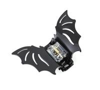 Pinza para el pelo de murciélago, accesorios para el pelo de Halloween para niñas, espeluznante clip de pelo de murciélago negro, pinza para el pelo con diseño de ala de murciélago, pinza para el pelo