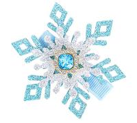 Pinza para el pelo de Navidad de los años 2000, clip lateral de copo de nieve, dulce purpurina, balletcore, accesorios para fotos