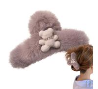 Pinza para el pelo de oso de peluche, pinzas para el pelo de oso de peluche, reutilizables, regalo de cumpleaños para mujeres, amigos, niñas, familia