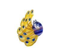 Pinza para el pelo de pavo real de animales, para mujeres y niñas, de acetato, para fiestas, uso diario