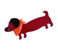 Pinza para el pelo de perro salchicha, para niños y adultos, pinza estética para pico de pato, pasadores antideslizantes para mujeres y niñas, herramienta para moldear el cabello