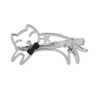 Pinza para el pelo de pico de pato, gatito de dibujos animados, horquilla hueca, aleación galvanizada, flequillo decorativo, horquilla para mujeres y niñas, eventos especiales,