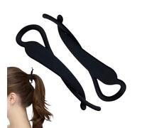 Pinza para el pelo de plátano, 2 pinzas entrelazadas, elegante accesorio de sujeción segura, 2 paquetes de pinzas para el pelo, clip de plátano simple y moderno para playa nupcial casual, 10 x 3 x 2