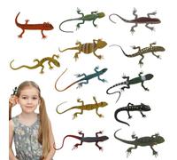 Pinza para el pelo de reptiles, 12 unidades, truco de reptiles, tocado de animales simulado, para mujeres y niñas, para viajes diarios, reuniones, , cosplay, Halloween y escuela