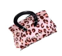 Pinza para el pelo de resina con diseño de leopardos, accesorio de estilo casual, accesorios para fotos, clip para el pelo con estilo único