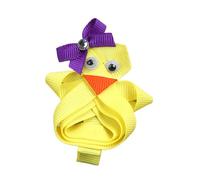 Pinza para el pelo de tela para niños y adolescentes con diseño de lazo que añade un toque festivo a varios atuendos