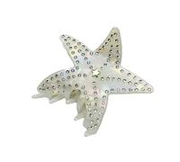 Pinza para el pelo de temperamento para mujer, coleta de caballo de boda, pinza de mandíbula delicada para novia, pinza de pelo para mujer, pinza de pelo fino para mujer, pinza de pelo pequeño de