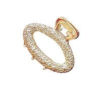 Pinza para el pelo Decoración del Cabello Clásico Nudo Arco/Rectángulo/Corazón/Luna/Elipse Ponytail Garras de Cabello Clip D