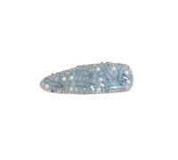 Pinza para el pelo decorativa para moño Perlen Pinzas para el cabello Rosas Clips laterales Accesorio de peluquería con diamantes de imitación flor floral Tarjeta de emisión Pinza