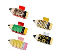 Pinza para el pelo, diseño de girasoles a la moda, portátil, para estudiantes y profesores, accesorios de regreso a la escuela