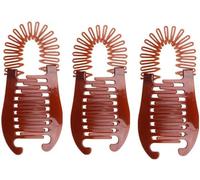 Pinza para el pelo elástica para mujer, peine de plátano, pinza elevadora de pelo, pinza de plástico flexible, accesorios para el cabello a la moda, encantador y atractivo