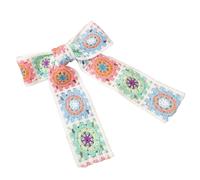 Pinza para el pelo elegante con diseño de flor de ganchillo, elegante, para racimos