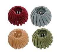 Pinza para el pelo en D - Juego de 4 pinzas de expansión, accesorio flexible para sujetar el cabello, herramienta de peinado con agarre seguro, organizador ligero para c