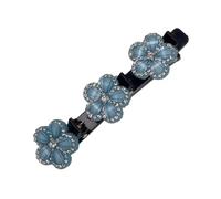 Pinza para el pelo, garra tejida a mano con piedras de brillantes, pinzas para el pelo, para familiares, amigos, mujeres, niñas, vacaciones, uso diario, fiestas, eventos, casual