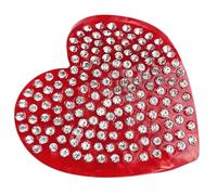 Pinza para el pelo grande con forma de corazón para mujer, acetato ácido, pinza para el pelo, cierre fuerte antideslizante, soporte para cola de caballo