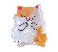 Pinza para el pelo grande para el día de San Valentín con pinza para cola de caballo, adornos para el cabello