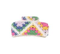 Pinza para el pelo hecha a mano con flores para mujeres y niñas, accesorios de peinado de ganchillo para mujeres y niñas, accesorios de peinado de ganchillo