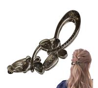 Pinza para el pelo para cola de caballo, pasadores para mujer, accesorio antideslizante con fuerte sujeción, ideal para peinar el cabello largo, corto, grueso, fino, diario, casual, trabajo,
