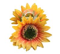 Pinza para el pelo para el día de San Valentín con diseño de flor grande para el pelo con forma de bala decorativa única