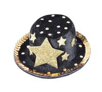 Pinza para el pelo para sombrero superior, dorado, adulto