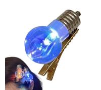 Pinza para el pelo, pasadores coloridos en forma de bombilla - Pasadores LED para el pelo - para mujeres y niñas, Halloween, día de San Valentín, fiesta, cumpleaños, vacaciones