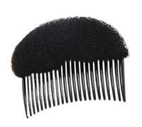 Pinza para el pelo reutilizable, ligera, aireada, para coletas, deslizante, suave, color negro