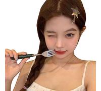 Pinza para el pelo Y2K metálica para niñas, pinzas para el pelo para adolescentes, accesorios para moldear el cabello, horquillas laterales para el pelo, pinza para el pelo vintage