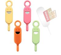Pinza Para Extraer Tarjetas Sim, 4 Piezas, Extractor De Bandeja De Tarjetas Sim Compatible Con Todas Las Series De Iphone, Samsung, Htc Y Todos Los Dispositivos Smartphone