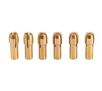 Pinza para herramienta giratoria Chuck 6 x 4 x 1 6 piezas Manguitos para pinza Rango de capacidad de agarre 1 mm 3,2 mm con tapa M8 x 0,75 Adecuado para herramientas rotativas