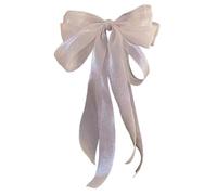 Pinza para lazos para el pelo para mujer, pinza para el pelo con cinta, Pinza para Bw con pasadores de satén sedoso Vintage para mujeres y niñas, Accesorios para cabello de Bowknot de cola