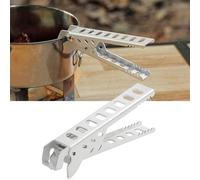 Pinza Para Levantar Ollas, 12,5x2,5x5,5cm Mango Para Clip Para Olla Para Camping, Equipo de cocina de aleación de aluminio Para Cocinar Al Aire Libre, Pinzas, senderismo, mochilero