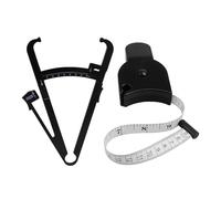 Pinza para Medir Grasa y Cinta Métrica - Accesorio de Medición del Volumen Corporal - Comprobador Digital y Podómetro