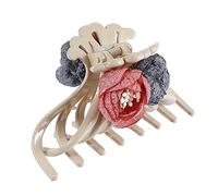 Pinza para Mujer Flor Accesorio y Duradero para Recogidos y Peinados para Maquillaje