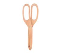 Pinza para Pan de Madera Mango de Tijera para Cocina | Agarre Seguro para Alimentos, Fácil de Llevar, para Pescado y Salchichas, Uso en Cocina y Celebraciones
