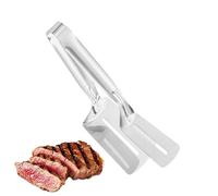 Pinza Para Parrilla De Acero Inoxidable,Paleta Antiadherente De Alta Resistencia | Pinza Pala Para Manipular Alimentos | Para Carne Pescado Hamburguesas BBQ Pizza