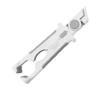Pinza para placa antiescaldaduras: soporte de abrazadera para utensilios de cocina resistente al calor, herramienta de elevación de seguridad para cocina, estilo de agarre compacto, mecanismo de bloqu
