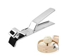 Pinza Para Placa Caliente - Agarrador Antideslizante De Acero Inoxidable | Pinzas Para Utensilios De Cocina, Clip Para Tazón Resistente Al Calor, Herramienta De Elevación Resistente Para Ollas, Sarten