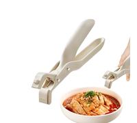 Pinza para platos: agarrador de cocina antideslizante, soporte para tazones de microondas de 19 cm, soporte para sartenes y para servir con elevación de ollas para acampar al aire libre y