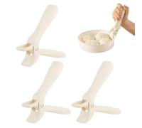 Pinza para platos calientes - 3 Piezas Pinzas Antoquemaduras Ajustable Ergonómica,Agarrador de Cocina para Ollas Calientes - Para Microondas, Freidora de Aire, Ollas, Vaporera, Flan