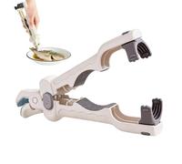 Pinza para platos calientes, abrazadera para alimentos, soporte antiquemaduras, diseño de agarre térmico de cuatro funciones, manejo de platos, cocina, hornear, hogar, apartamento, restaurante