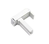 Pinza para Puerta (sujeción para estores y persianas, 2 Unidades), Color Blanco